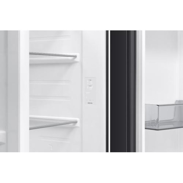 Külmik side-by-side samsung, 178 cm, 417/218 l, 36 db, elektrooniline juhtimine, nofrost, must