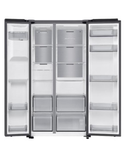 Külmik side-by-side samsung, 178 cm, 420/220 l, 36 db, elektrooniline juhtimine, nofrost, must-foto3