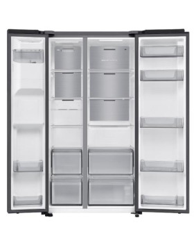 Külmik side-by-side samsung, 178 cm, 420/220 l, 36 db, elektrooniline juhtimine, nofrost, must-foto3
