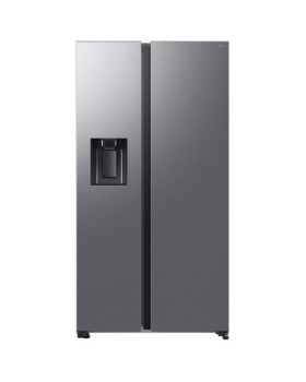 Külmik side-by-side samsung, 178 cm, 420/220 l, 36 db, elektrooniline juhtimine, nofrost, hõbedane
