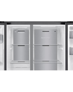 Külmik side-by-side samsung, 178 cm, 420/220 l, 36 db, elektrooniline juhtimine, nofrost, hõbedane-foto4