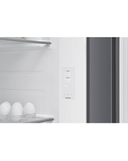 Külmik side-by-side samsung, 178 cm, 420/220 l, 36 db, elektrooniline juhtimine, nofrost, hõbedane-foto5