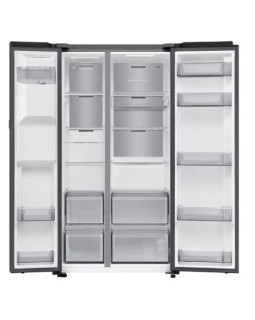 Külmik side-by-side samsung, 178 cm, 420/220 l, 36 db, elektrooniline juhtimine, nofrost, must-foto3