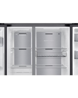 Külmik side-by-side samsung, 178 cm, 420/220 l, 36 db, elektrooniline juhtimine, nofrost, must-foto5