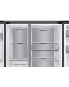 Külmik side-by-side samsung, 178 cm, 420/220 l, 36 db, elektrooniline juhtimine, nofrost, must-foto5