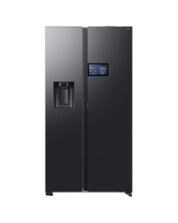 Külmik side-by-side samsung, 178 cm, 401/220 l, 36 db, elektrooniline juhtimine, nofrost, matt must