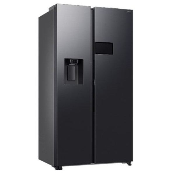 Külmik side-by-side samsung, 178 cm, 401/220 l, 36 db, elektrooniline juhtimine, nofrost, matt must