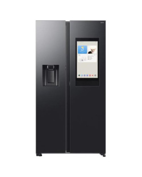 Külmik side-by-side samsung, 178 cm, 389/225 l, 34 db, elektrooniline juhtimine, nofrost, matt must