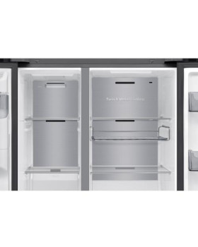 Külmik side-by-side samsung, 178 cm, 389/225 l, 34 db, elektrooniline juhtimine, nofrost, matt must-foto6