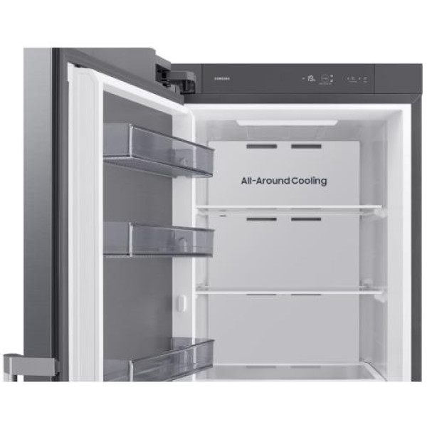 Sügavkülmik samsung, 186 cm, 323 l, 36 db, elektrooniline juhtimine, rv-teras
