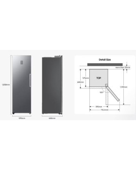 Sügavkülmik samsung, 186 cm, 323 l, 36 db, elektrooniline juhtimine, rv-teras-foto6