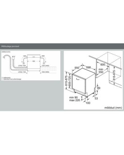 Nõudepesumasin neff, integreeritav, 60 cm, 42 db-foto4