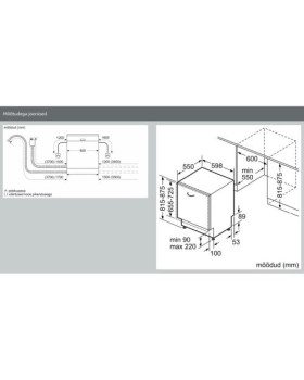 Nõudepesumasin neff, integreeritav, 60 cm, 42 db-foto4