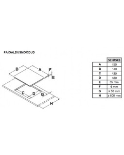 Pliidiplaat scanberg, 3 x induktsioon, 45 cm, lõigatud serv, must-foto3