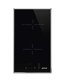 Pliidiplaat smeg, domino, 2 x hilight, 30 cm, rv-raam, must