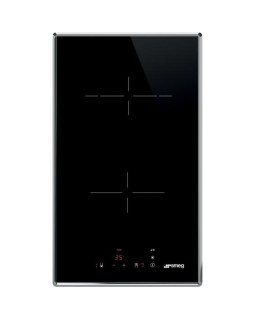 Pliidiplaat smeg, domino, 2 x hilight, 30 cm, rv-raam, must-foto2