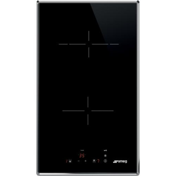 Pliidiplaat smeg, domino, 2 x hilight, 30 cm, rv-raam, must
