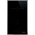 Pliidiplaat smeg, domino, 2 x hilight, 30 cm, rv-raam, must