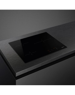 Pliidiplaat smeg, 3 x hilight, 60 cm, must, lõigatud serv-foto2