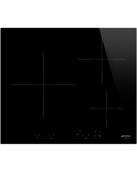 Pliidiplaat smeg, 3 x induktsioon, 60 cm, must, lõigatud serv