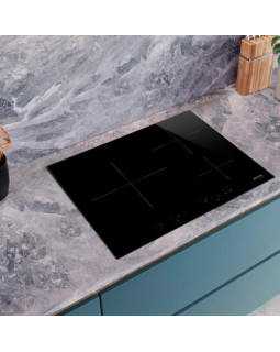 Pliidiplaat smeg, 3 x induktsioon, 60 cm, must, lõigatud serv-foto3