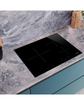 Pliidiplaat smeg, 3 x induktsioon, 60 cm, must, lõigatud serv-foto3
