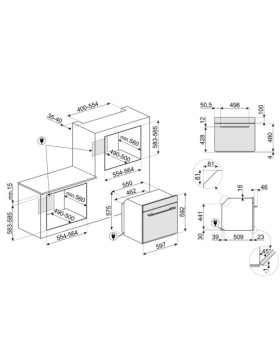 Elektriahi smeg linea, a+, 70 l, aurupuhastus, must-foto2