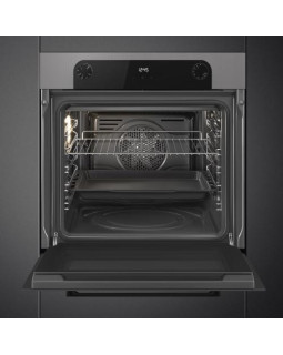 Ahi smeg musa, a+, 70 l, aurupuhastus, must/hõbedane-foto3