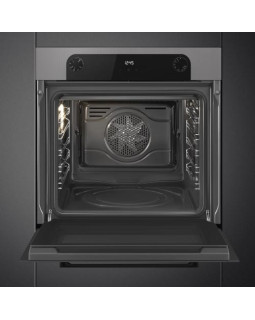 Ahi smeg musa, a+, 70 l, aurupuhastus, must/hõbedane-foto4