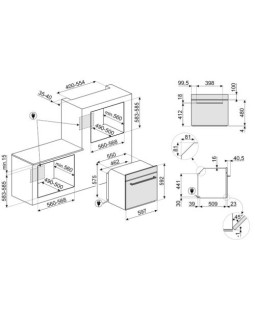 Ahi smeg musa, a+, 70 l, aurupuhastus, must/hõbedane-foto8