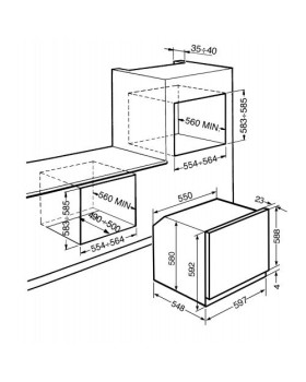 Ahi smeg classic, 70 l, a, rv teras-foto4