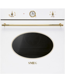 Ahi smeg, colonial, 6 programmi, valge, furnituur: kuldne