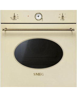 Ahi smeg colonial, 70 l, 6 progr, kreem, furnituur: messing