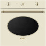 Ahi smeg colonial, 70 l, 6 progr, kreem, furnituur: messing