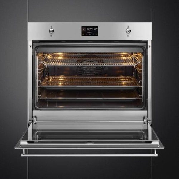 Ahi smeg classic, 77 l, a, aurupuhastus, rv teras/must