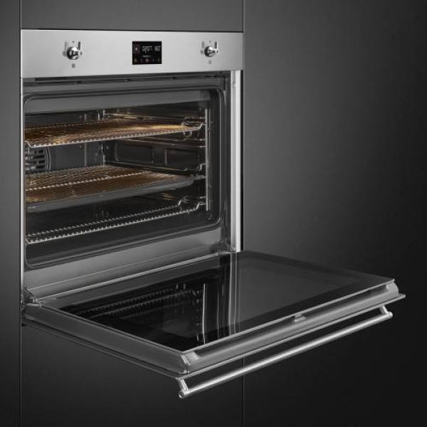 Ahi smeg classic, 77 l, a, aurupuhastus, rv teras/must