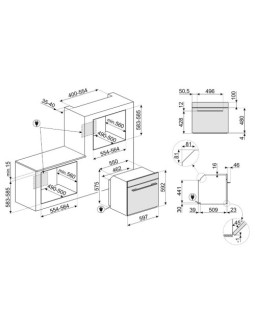 Ahi smeg linea, pürolüüs, 70 l, a+, must-foto2