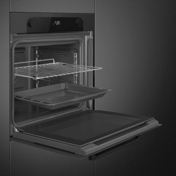 Ahi smeg musa, a+, 70 l, pürolüüs, must