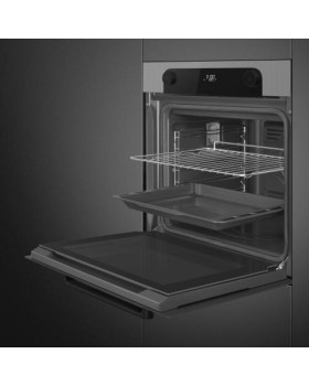 Ahi smeg musa, a+, 70 l, pürolüüs, must/hõbedane-foto3