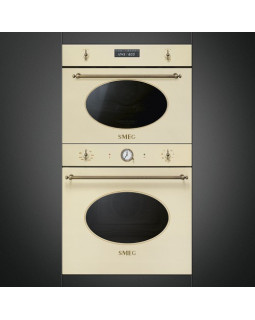 Ahi smeg colonial, 70 l, pürolüüs, kreem/messing-foto2