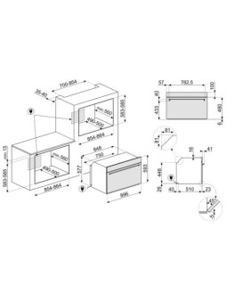 Ahi smeg classic, 115 l, pürolüüs, matt must-foto2
