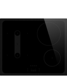Pliidiplaat smeg musa, 4 x induktsioon, 60 cm, lõigatud serv, must