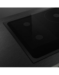 Pliidiplaat smeg musa, 4 x induktsioon, 60 cm, lõigatud serv, must-foto4