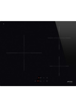Pliidiplaat smeg, 3 x induktsioon, 60 cm, must, lõigatud serv-foto2