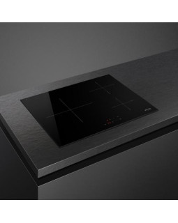 Pliidiplaat smeg, 3 x induktsioon, 60 cm, must, lõigatud serv-foto3