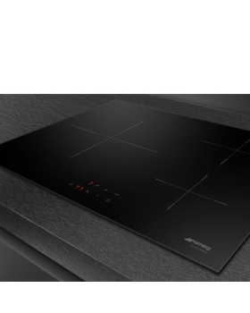 Pliidiplaat smeg, 3 x induktsioon, 60 cm, must, lõigatud serv-foto4