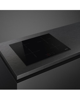 Pliidiplaat smeg, 4 x induktsioon, 60 cm, lõigatud serv, must-foto2