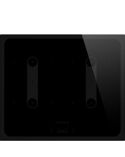 Pliidiplaat smeg musa, 4 x induktsioon, 60 cm, lõigatud serv, must