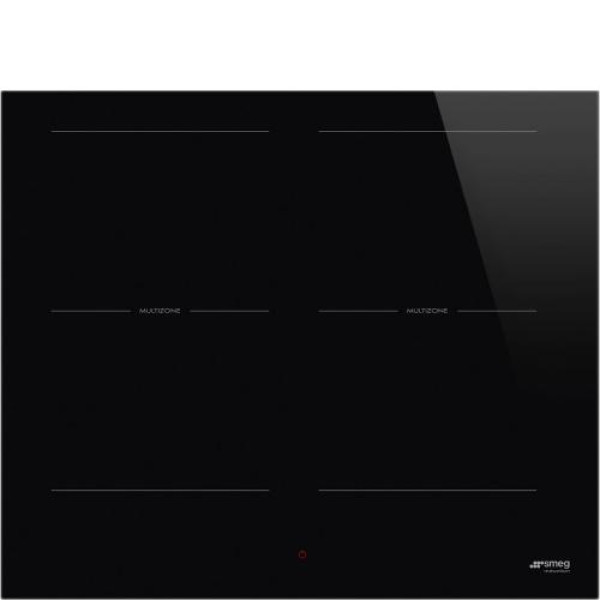 Pliidiplaat smeg, 4 x induktsioon, multitsoon, 60 cm, must