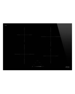 Pliidiplaat smeg, 4 x induktsioon, 75 cm, must, lõigatud serv-foto2